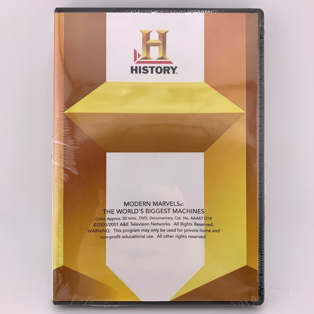 History Channel Modern Marvels: The World's Biggest Machines DVD